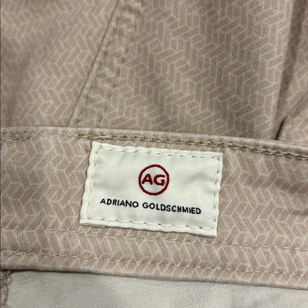 Men's Adriano Goldschmied Everett slim straight white herringbone Pants 35 x 32 - Picture 6 of 9